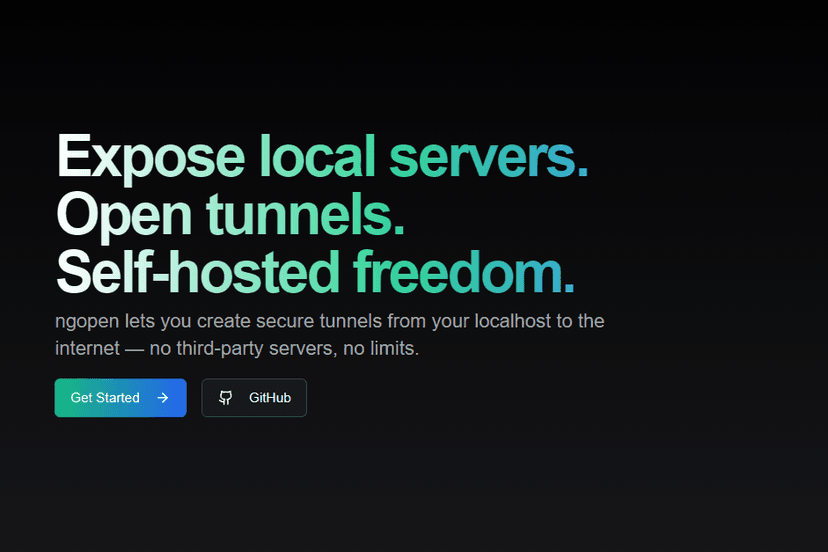NgOpen: Reverse Tunnel in Go